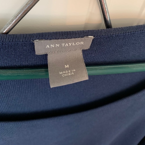 Ann Taylor Sweater Elegant Scoopneck M - Picture 3 of 4